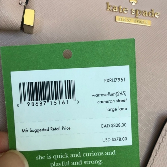 NWOT Kate Spade Blush Pink Crosshatch Leather Satchel Handbag w/ Crossbody Strap - Picture 16 of 16